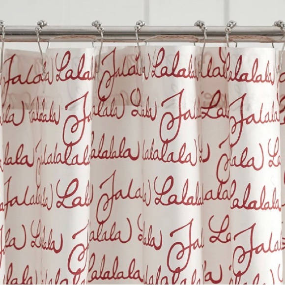 Pottery Barn Other - Pottery Barn Fa La La La La shower curtain